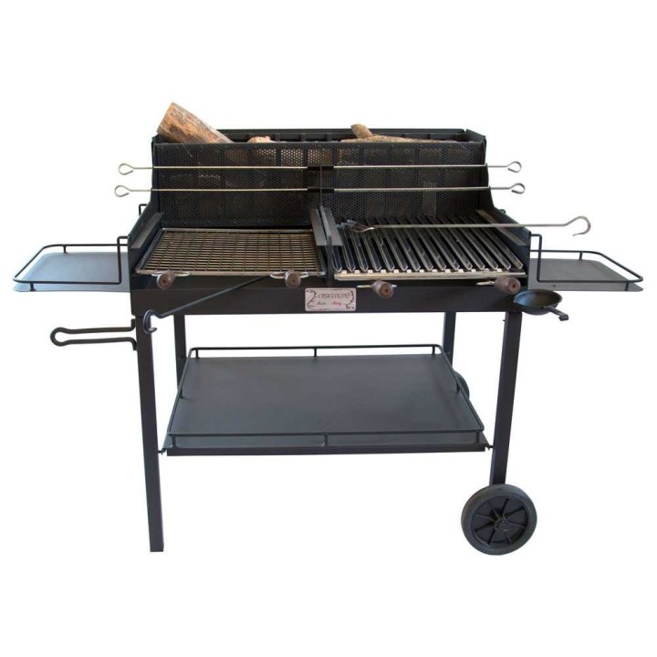 Cruccolini Little Tuscany puu- ja hiiligrilli, 94 × 56 cm, 101 kg