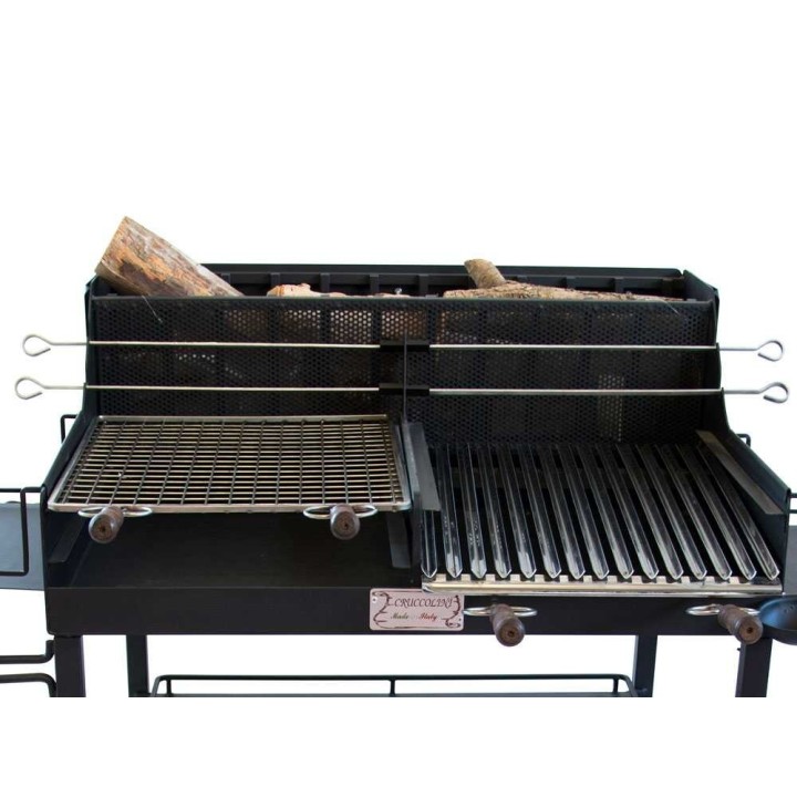Cruccolini Little Tuscany puu- ja hiiligrilli, 94 × 56 cm, 101 kg