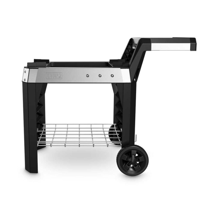 Weber Pulse 1000/2000 -grillivaunu, ruostumaton teräs, 61,5 × 112 × 89 cm