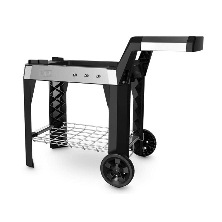 Weber Pulse 1000/2000 -grillivaunu, ruostumaton teräs, 61,5 × 112 × 89 cm