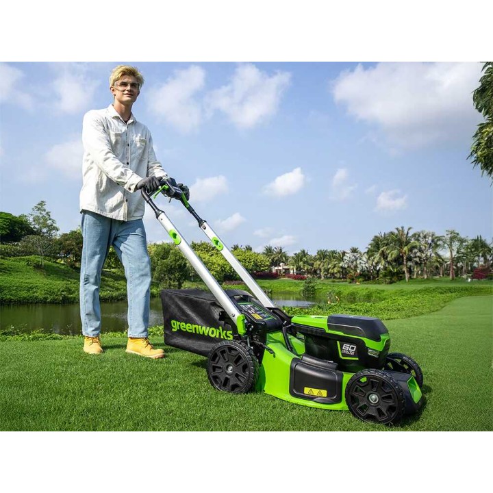 Greenworks GD60LM51SPK4 akkuruohonleikkuri, 60 V, 51 cm