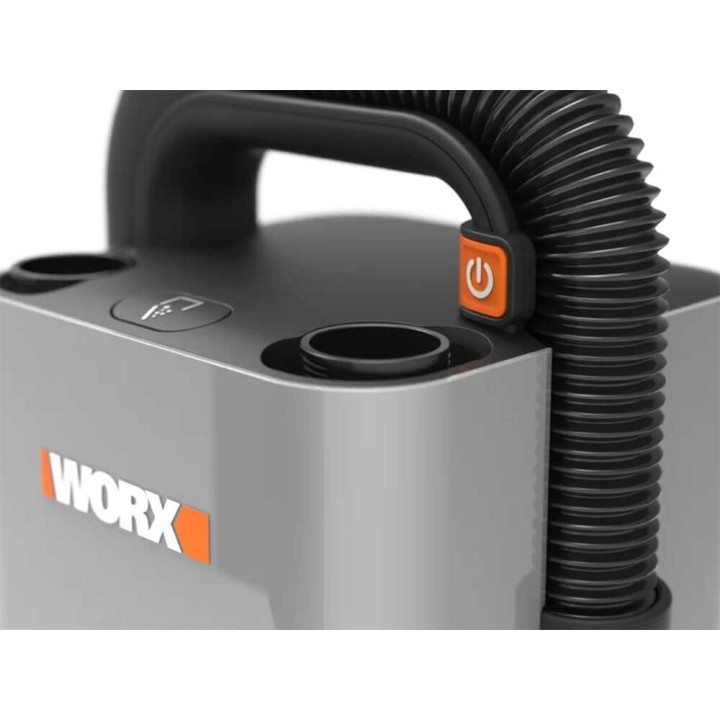 Worx WX030 akkukäyttöinen imuri, 20 V, 2 Ah, 10 kPa