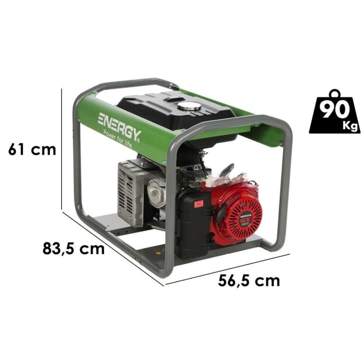 Energy EY-7MB AVR generaattori, 6 kW, Honda GX390, 230 V