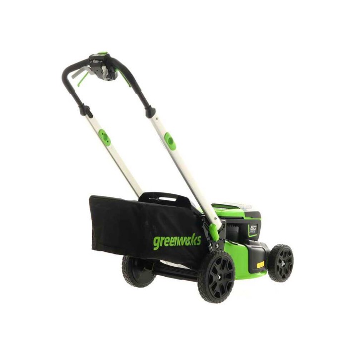 Greenworks GD60LM46SPK4 akkuruohonleikkuri, 46 cm, 60 V, 4 Ah, vetävä