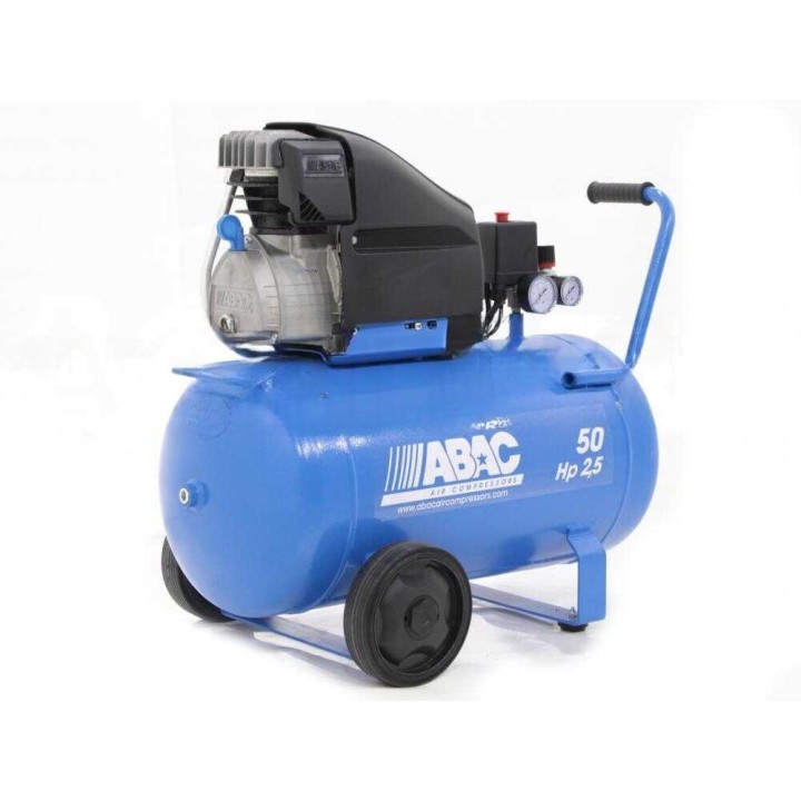 ABAC Montecarlo L25P -kompressori, 2,5 HP, 50 l, 10 bar