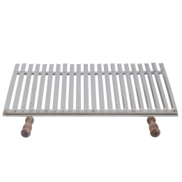 Cruccolini grilliritilä ruostumaton teräs 67 5 61 cm puiset kahvat