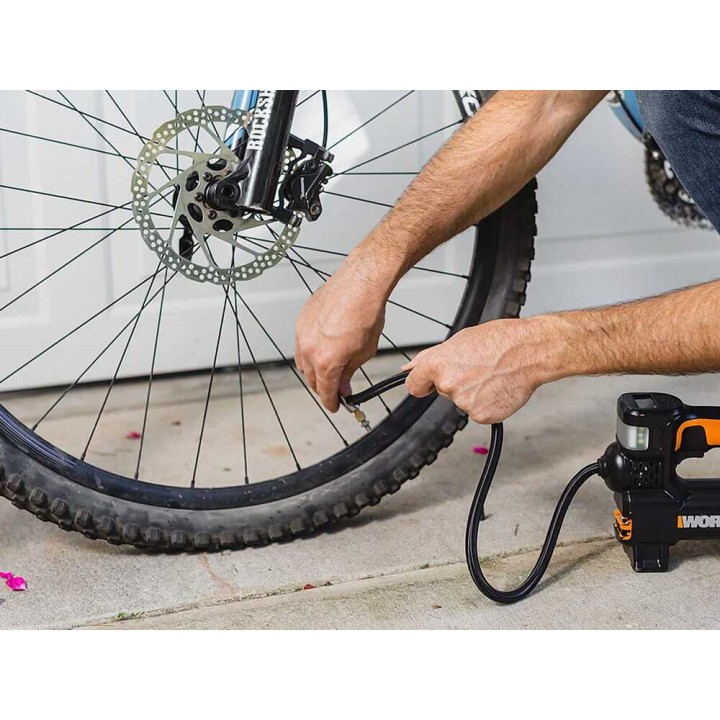 Worx WX092 akkukompressori, 20 V, 2 Ah, 10 bar