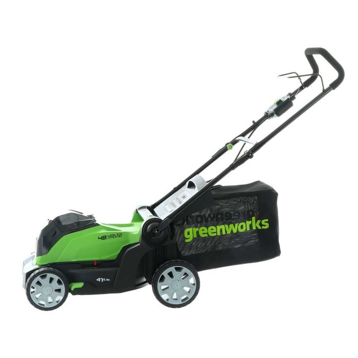 Greenworks G48LM41ST25K2X akkuruohonleikkuri ja nauhatrimmeri, 48 V, 2 × 2 Ah