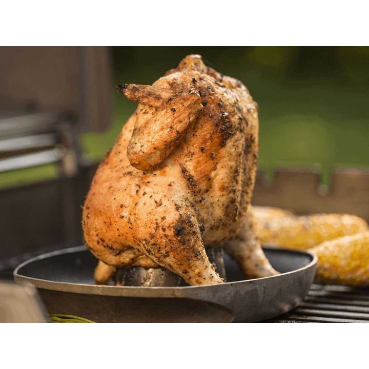 Weber deluxe-kypsennysteline siipikarjalle, keraaminen pinnoite, 20,5 × 24,5 × 17,5 cm
