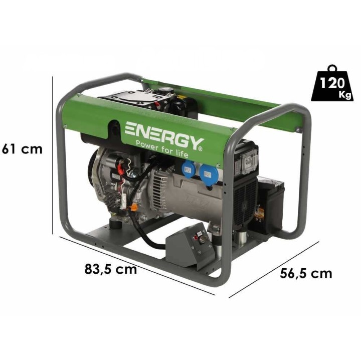 Energy EY-7MDE AVR dieselgeneraattori, 5 kW, Yanmar L100V, yksivaiheinen