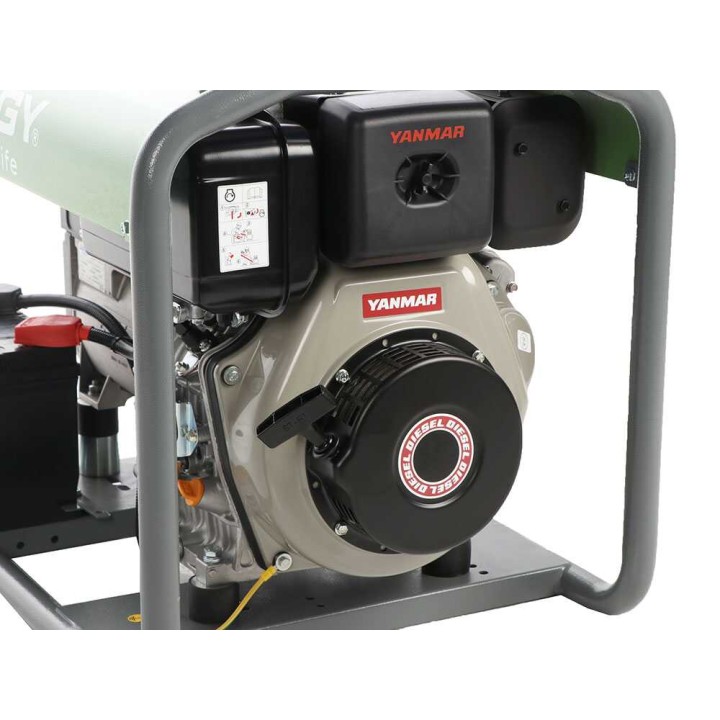 Energy EY-7MDE AVR dieselgeneraattori, 5 kW, Yanmar L100V, yksivaiheinen