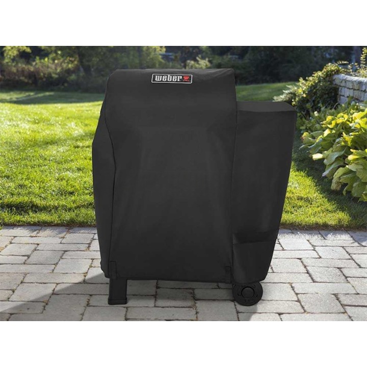 Weber Searwood Premium -suojapeite pellettigrillille, vedenkestävä, kierrätetty PET-materiaali