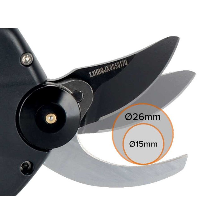 Bahco BCL226 sähköiset oksasakset, 2 × 12,6 V 2,5 Ah
