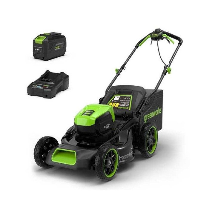 Greenworks GD48LM46SPIIK4 akkuruohonleikkuri 48 V 46 cm 4 Ah