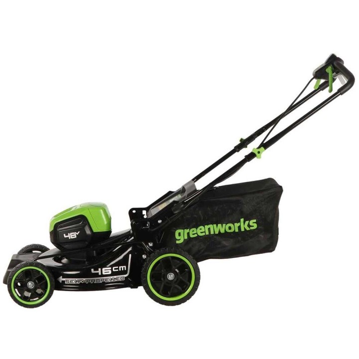 Greenworks GD48LM46SPIIK4 akkuruohonleikkuri, 48 V, 46 cm, 4 Ah