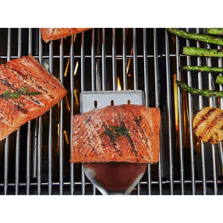 Weber Precision -grillilasta, ruostumaton teräs, 45,5 cm