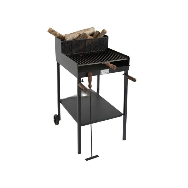 Cruccolini Fuocone Oliveto puu- ja hiiligrilli, 50 × 37 cm, 1 850 cm²