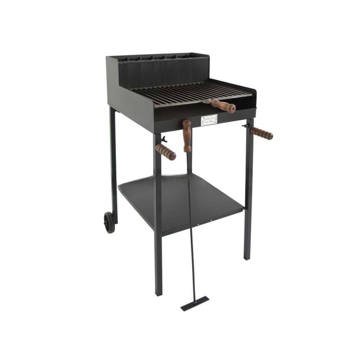 Cruccolini Fuocone Oliveto puu- ja hiiligrilli, 50 × 37 cm, 1 850 cm²