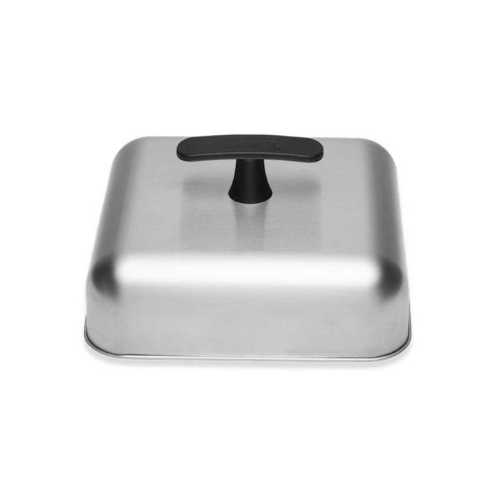 Weber haudutuskupu grillille, ruostumaton teräs, 25 × 25 × 8 cm