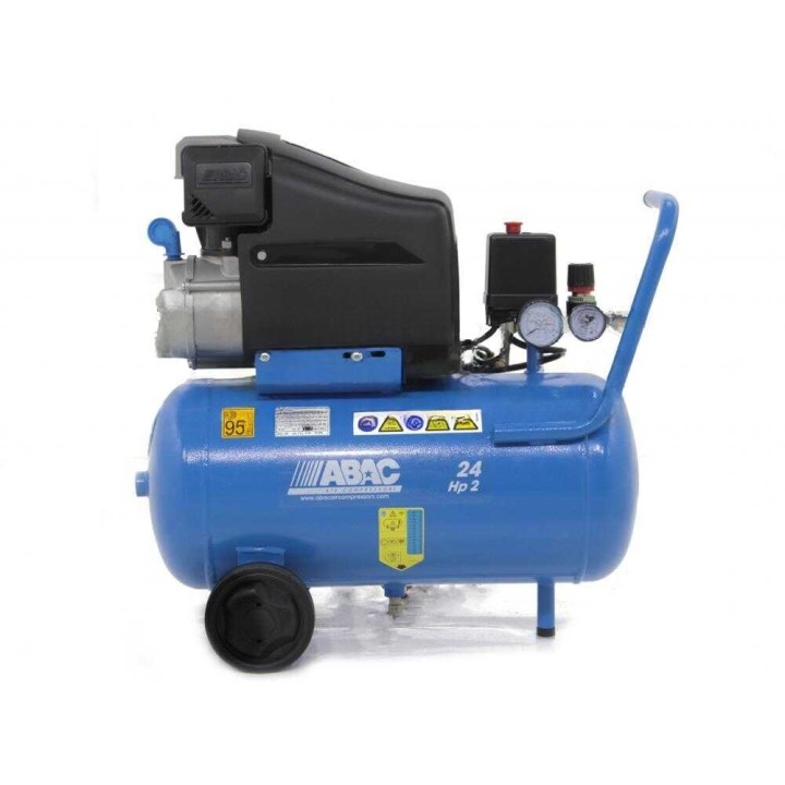 ABAC Pole Position L20 -kompressori, 2 HP, 24 l, 10 bar