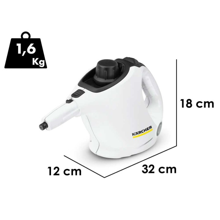 Karcher SC 1 höyrypuhdistin, 1 200 W, 3 bar, 0,2 l
