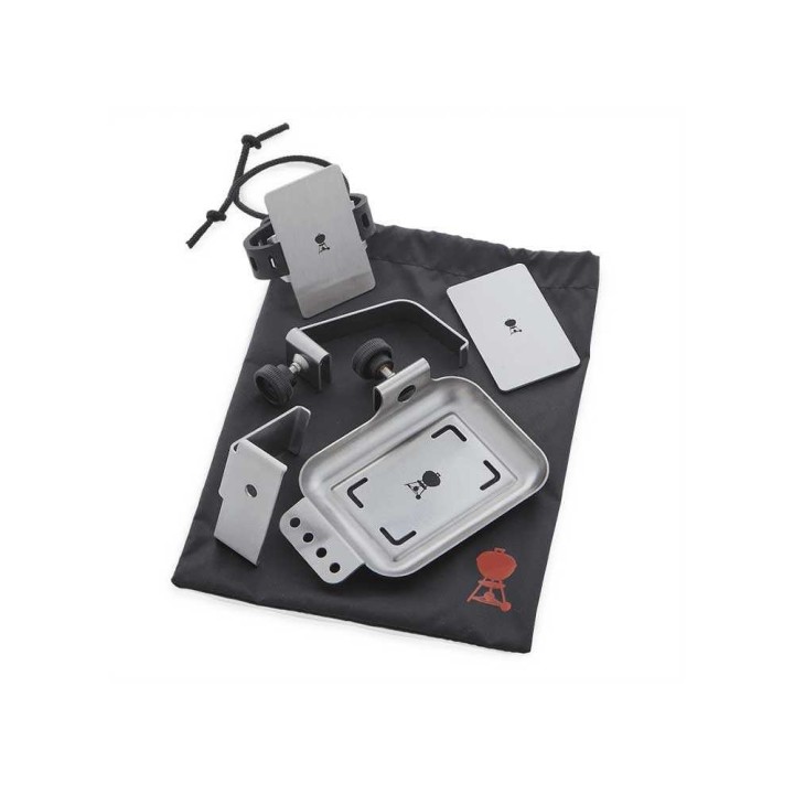 Weber Connect Smart Grilling Hub -kiinnityssarja grilleihin ja savustimiin, ruostumaton teräs