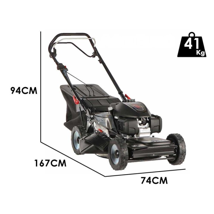 Marina Systems 4-MAXI 52 SH 4-in-1-bensiiniruohonleikkuri, 4WD, 52 cm, Honda GCVx 200