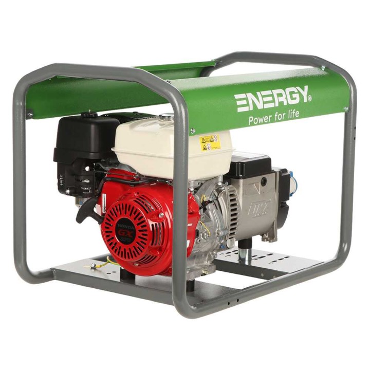 Energy EY-5,5MB yksivaihegeneraattori, Honda GX270, 4,4 kW, 230 V