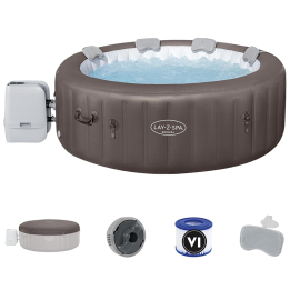 Bestway Lay Z Spa Dominica HydroJet 6001S ulkoporeallas 196 196 71 cm 5 6 henkilöä