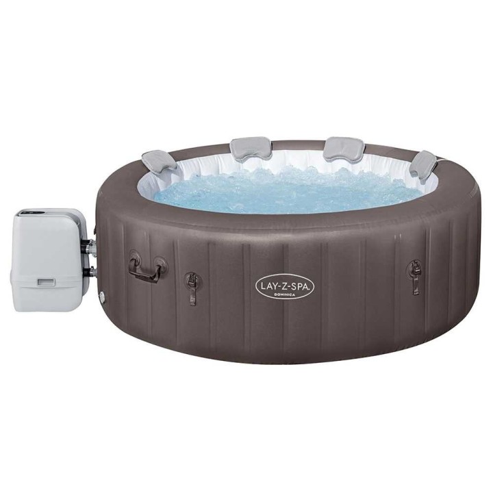 Bestway Lay-Z-Spa Dominica HydroJet 6001S ulkoporeallas, 196 × 196 × 71 cm, 5–6 henkilöä