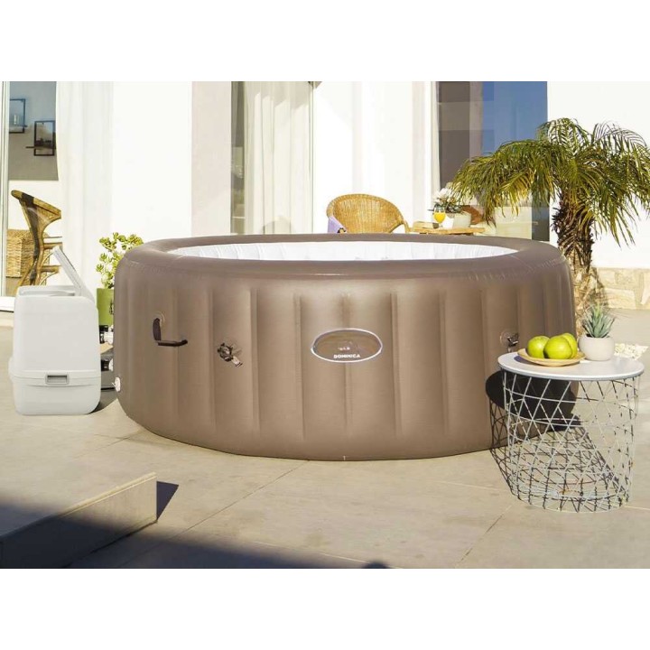Bestway Lay-Z-Spa Dominica HydroJet 6001S ulkoporeallas, 196 × 196 × 71 cm, 5–6 henkilöä
