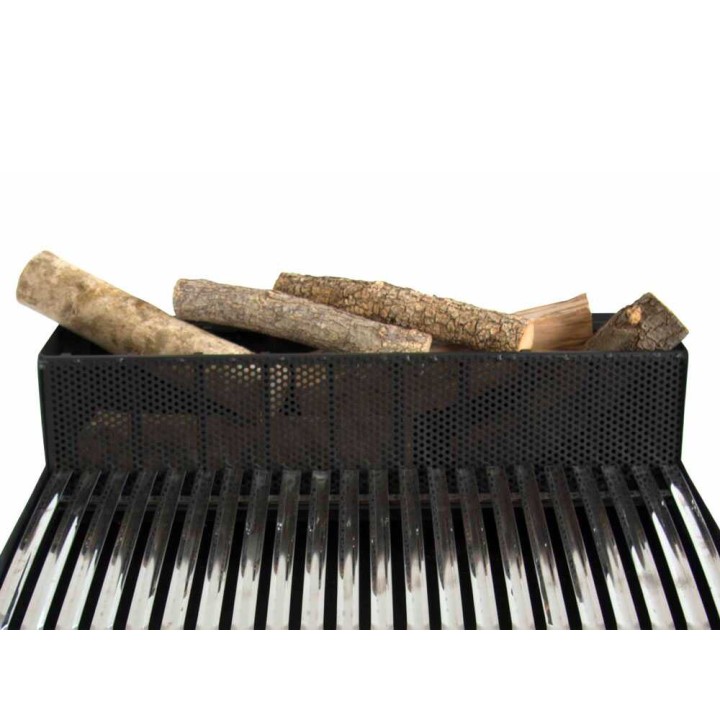Cruccolini Belvedere Maxi -puu- ja hiiligrilli, 67 × 46 cm, ruostumaton ritilä