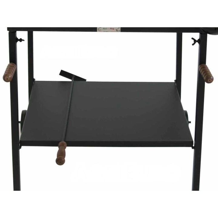 Cruccolini Belvedere Maxi -puu- ja hiiligrilli, 67 × 46 cm, ruostumaton ritilä
