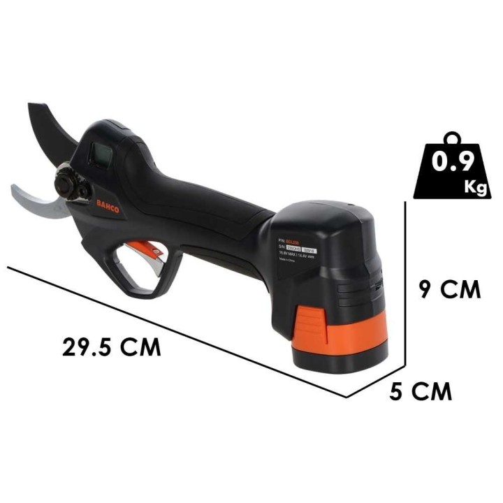 Bahco BCL235 akkukäyttöiset oksasakset, 2 × 14,4 V / 2,5 Ah