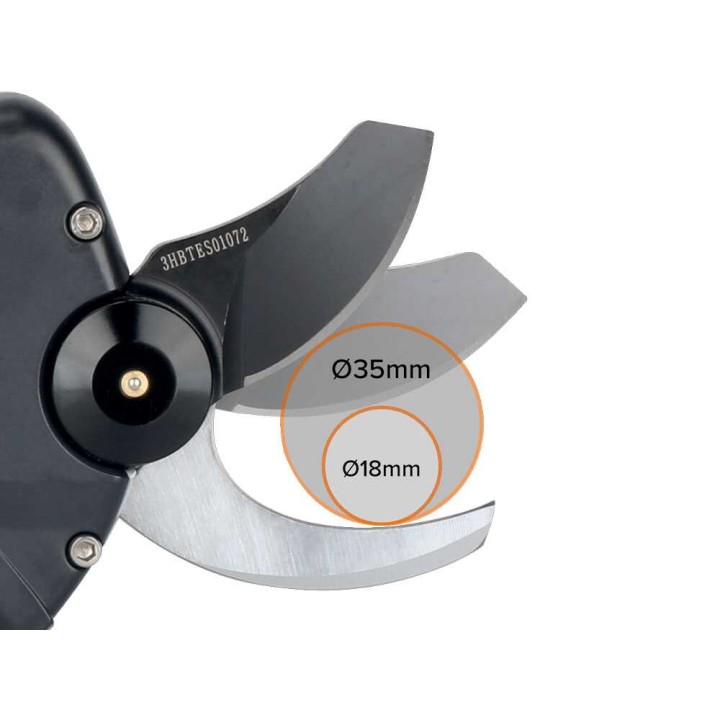 Bahco BCL235 akkukäyttöiset oksasakset, 2 × 14,4 V / 2,5 Ah