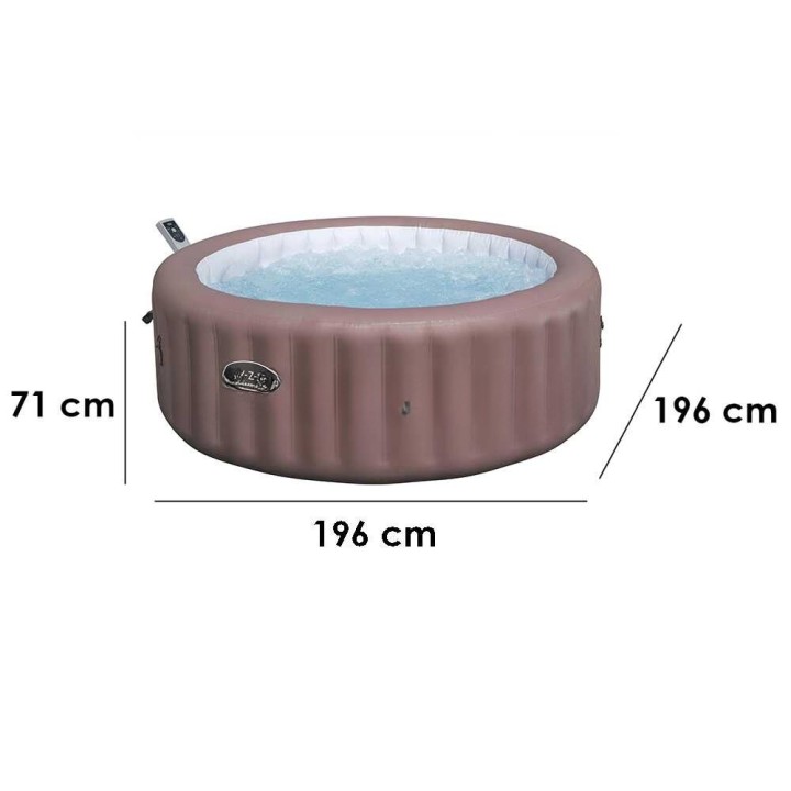 Bestway Lay-Z-Spa Hawaii AirJet 6001G -poreallas, 196 × 196 × 71 cm, 5–6 henkilölle