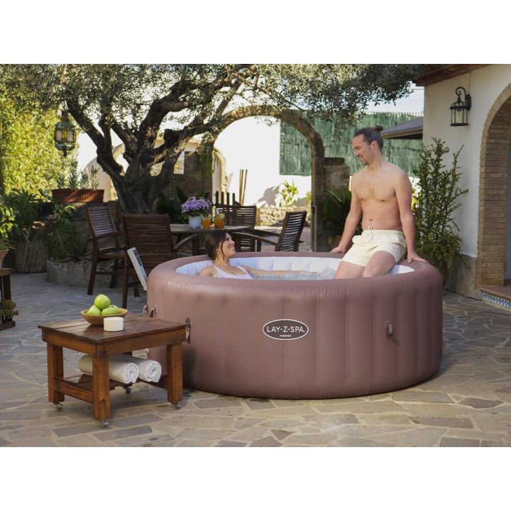 Bestway Lay-Z-Spa Hawaii AirJet 6001G -poreallas, 196 × 196 × 71 cm, 5–6 henkilölle