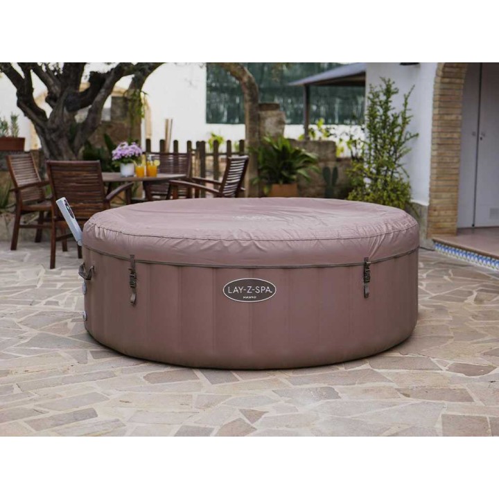 Bestway Lay-Z-Spa Hawaii AirJet 6001G -poreallas, 196 × 196 × 71 cm, 5–6 henkilölle