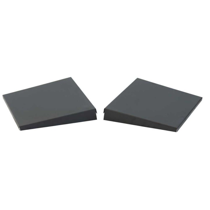 Cruccolini sivutasot grilleihin, taottu rauta, 30 × 30,5 × 5 cm