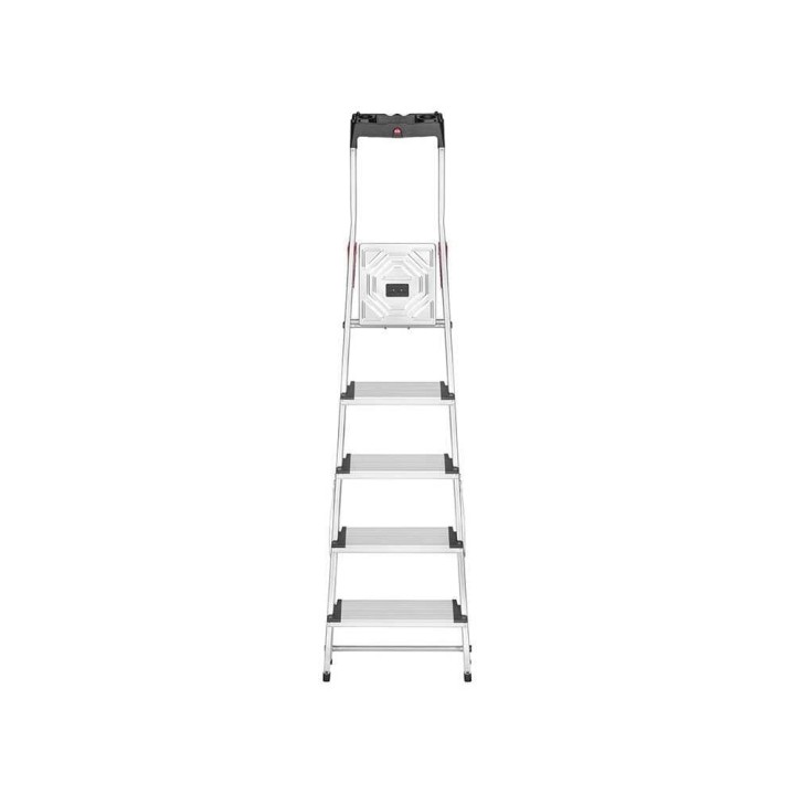 Hailo ProfiStep XXL 5 -alumiinitikas, 5 askelmaa, 150 kg, työskentelykorkeus 260 cm