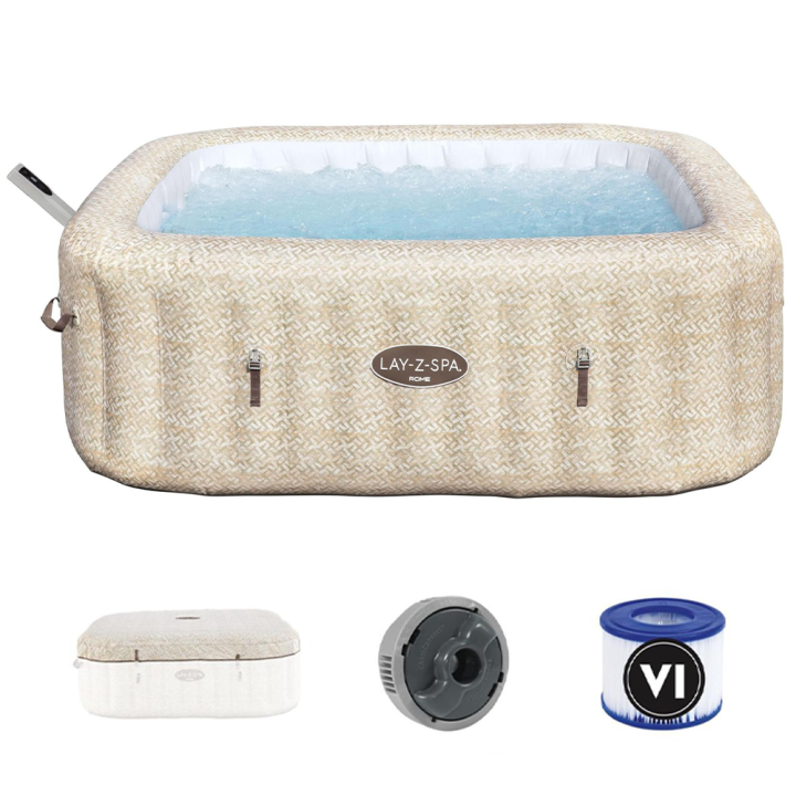 Bestway Lay Z Spa Roma AirJet 6001M poreallas 5 6 henkilölle 201 201 71 cm