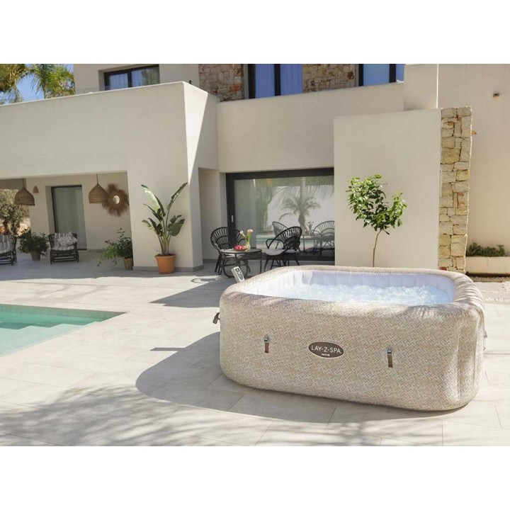 Bestway Lay-Z-Spa Roma AirJet 6001M poreallas 5–6 henkilölle, 201 × 201 × 71 cm