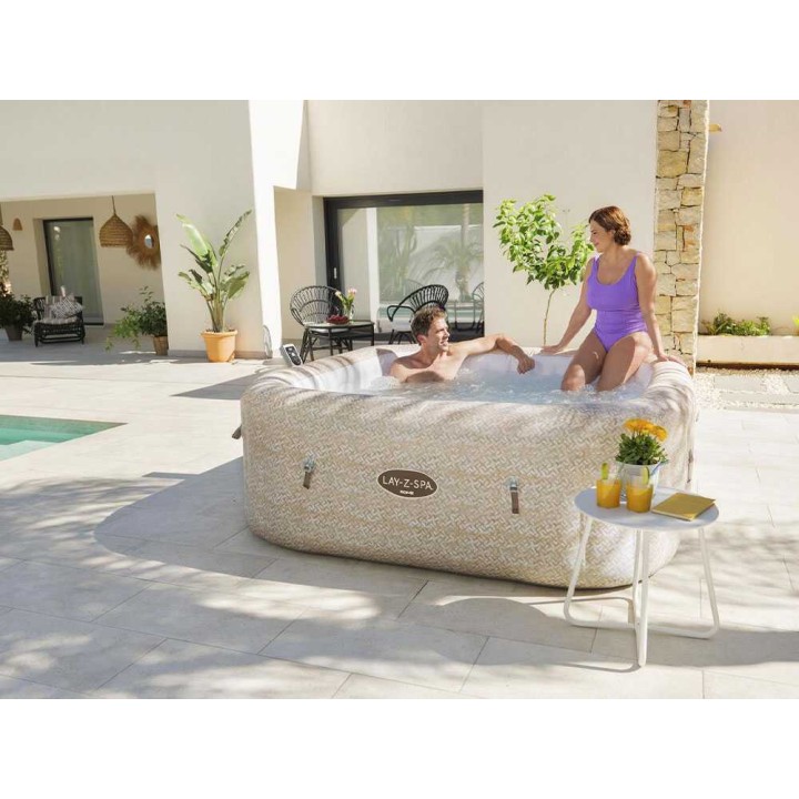 Bestway Lay-Z-Spa Roma AirJet 6001M poreallas 5–6 henkilölle, 201 × 201 × 71 cm