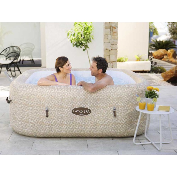 Bestway Lay-Z-Spa Roma AirJet 6001M poreallas 5–6 henkilölle, 201 × 201 × 71 cm