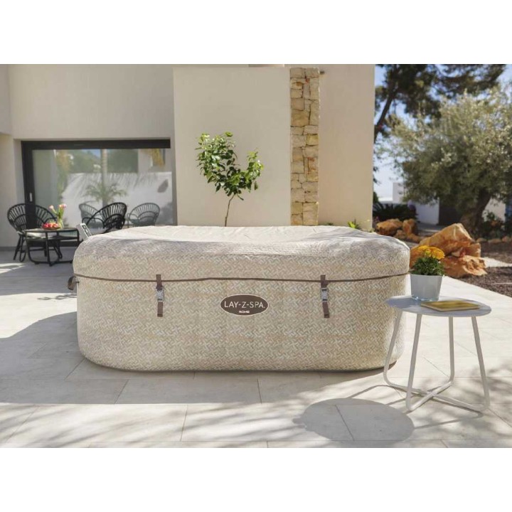 Bestway Lay-Z-Spa Roma AirJet 6001M poreallas 5–6 henkilölle, 201 × 201 × 71 cm