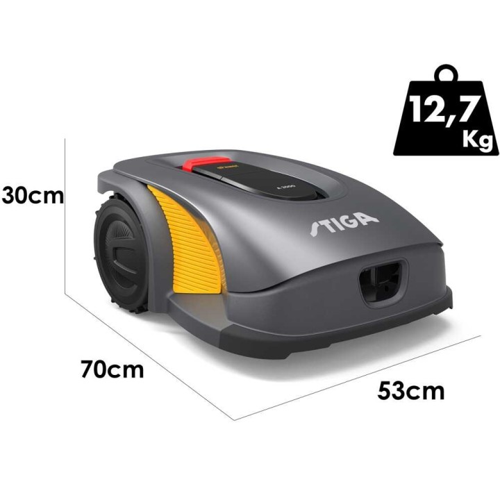 STIGA A 3000 robottiruohonleikkuri, 4 500 m², 25,2 V, 5 Ah