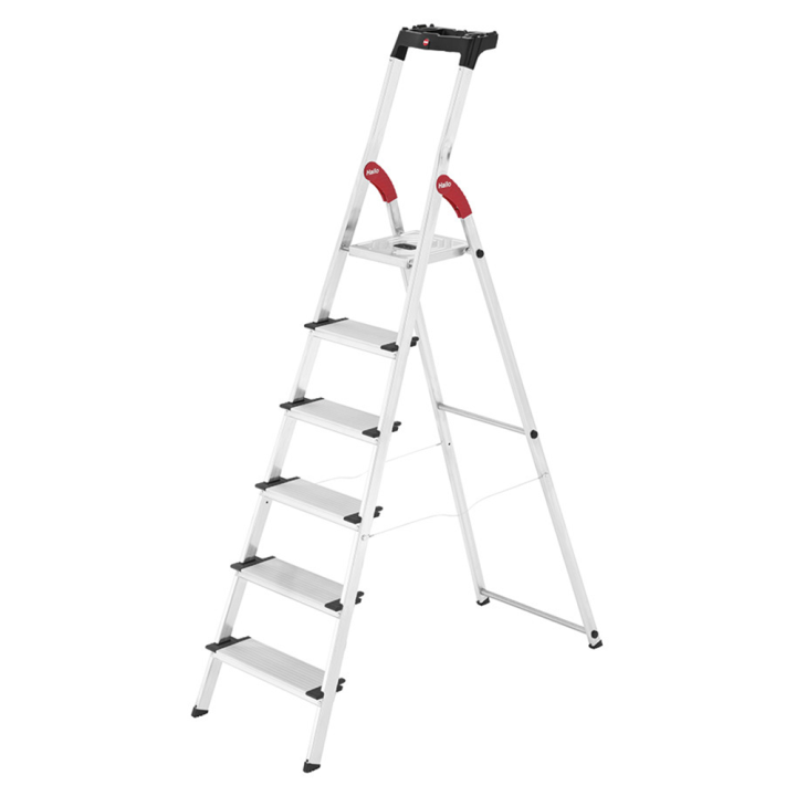Hailo ProfiStep XXL 6 alumiinitikkaat 208 cm 150 kg EN 131
