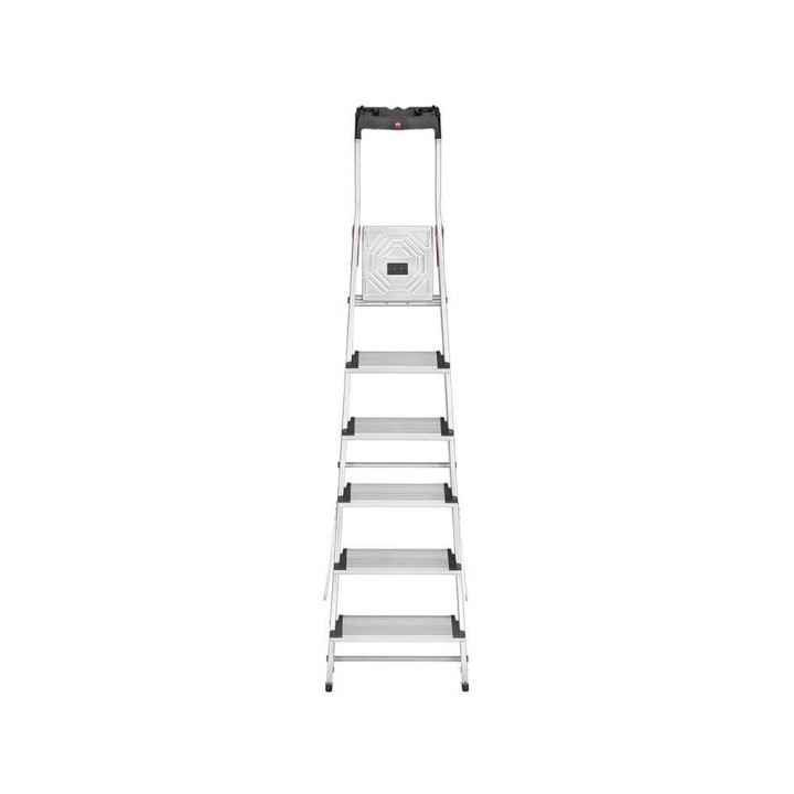 Hailo ProfiStep XXL 6 -alumiinitikkaat, 208 cm, 150 kg, EN 131