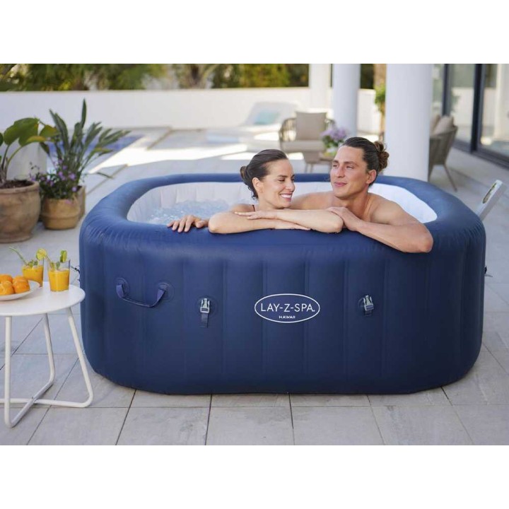 Bestway Lay-Z-Spa Hawaii AirJet 6001H poreallas, 180 × 180 × 71 cm, 3–4 henkilölle