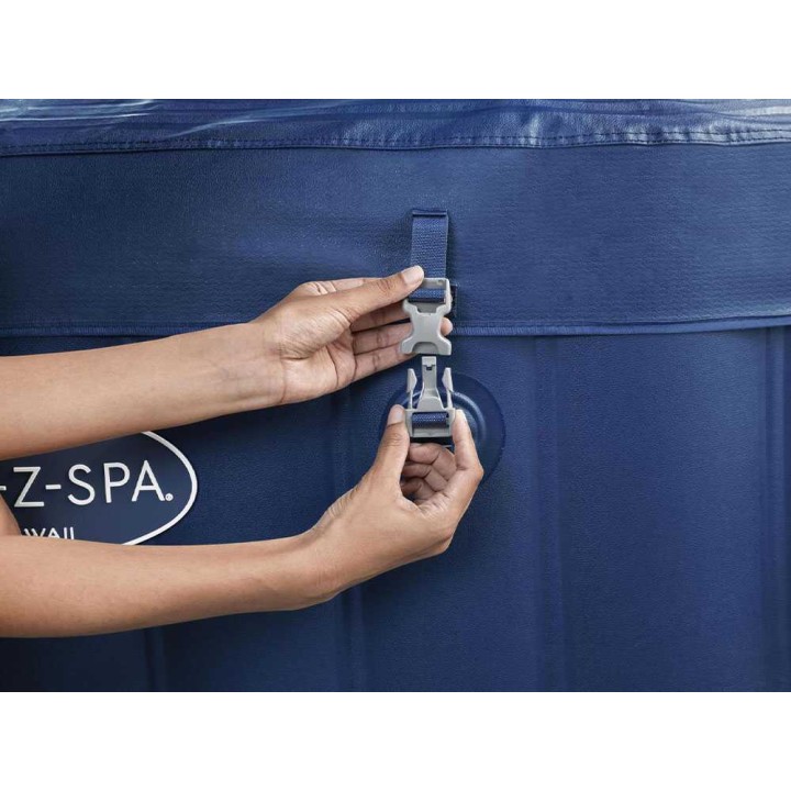 Bestway Lay-Z-Spa Hawaii AirJet 6001H poreallas, 180 × 180 × 71 cm, 3–4 henkilölle